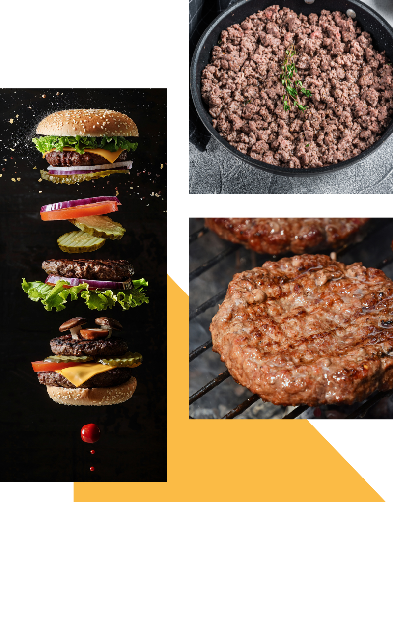 Bœuf surgelé premium Gulnur : steaks hachés et viande égrenée Bœuf surgelé premium Gulnur : steaks hachés et viande égrenée